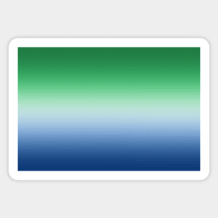 Gay Male Pride Flag Gradient Sticker